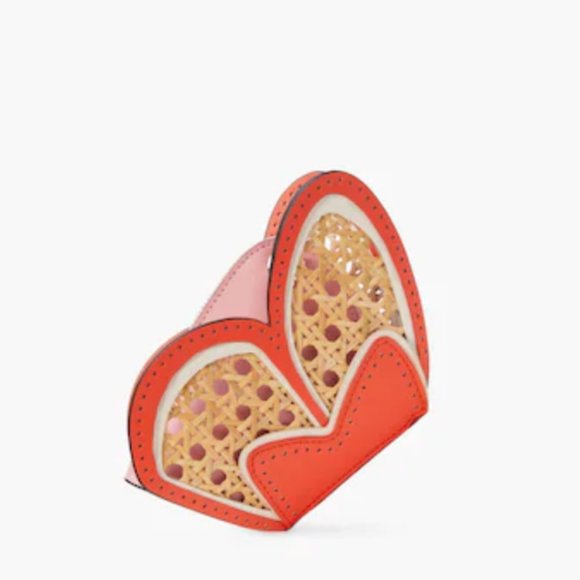 NWT Kate Spade Wing It Wicker Butterfly Coin Purse On AChain - Picture 3 of 6